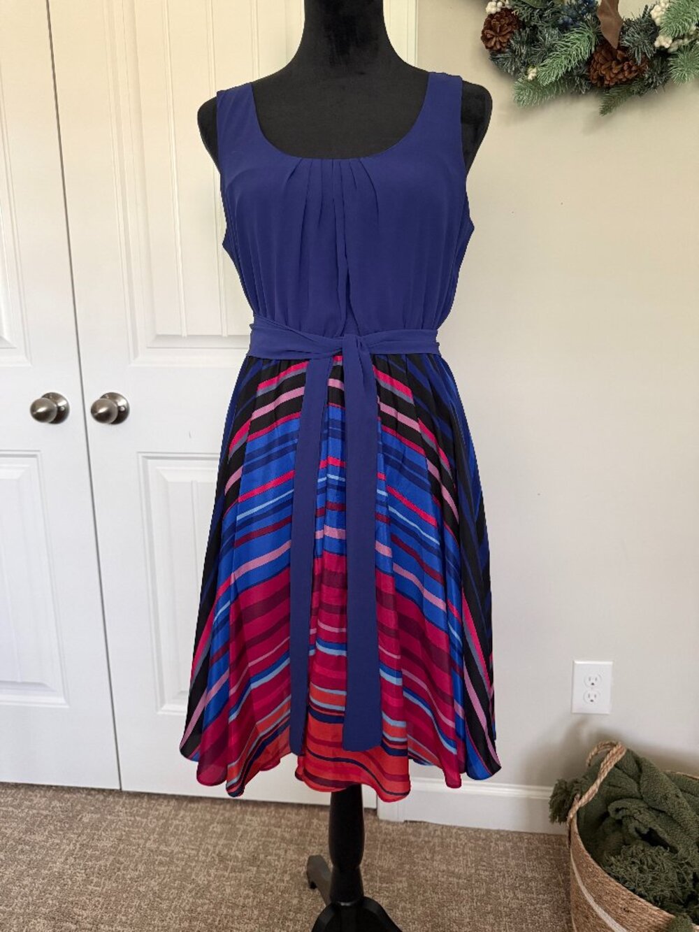 Elle - Colorful Striped Dress